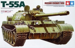 MODEL do sklejania rosyjski czołg T-55A Tamiya Skala 1:35